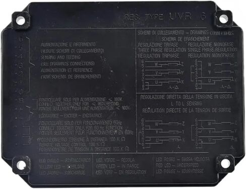 UVR6 Automatic Voltage Regulator Spa Automatic Regulator Powerly Generator Stabilizer Alternator Single Three Phase Adjuster in Saudi Arabia