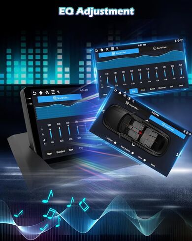 راديو سيارة 2+64 جيجا لسيارة BMW X3 E83 2004 2005-2012 - Carplay لاسلكي وAndroid Auto - 9 بوصة Android 13 ستيريو مع WiFi/EQ/GPS + كاميرا رؤية خلفية AHD in Kuwait