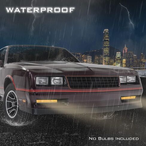 مصابيح وقوف السيارات G-PLUS متوافقة مع Chevy Monte Carlo SS 1983-1988 /Fit Chevy Monte Carlo 81-86 (لا تناسب LS 86-88) عدسة كهرمانية للسائق وجانب الركاب 919025 919026 261303TA0A 261353TA0A in Kuwait