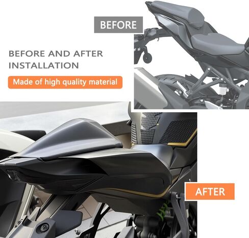 for ZX-4R ZX-4RR zx4r/rr 2025 2024 2023-2020 Rear Spoiler Aerodynamics, Wing underforce Performance Spoiler (Carbon Fiber Texture) in Kuwait