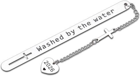 Baptism Gifts for Girls Boys 2024 Christian Confirmation Bookmark Gifts for Teens First Communion Christening Gifts for Goddaughter Godson Godchild Baby Girl Adult Baptism Gifts for Teen Religious in Kuwait