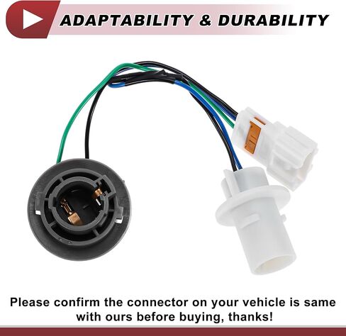 1 Pc Backup Reverse Light Socket Wiring for Kia for Optima 2014-2015 No.92452-4C500 Lamp Bulb Pigtail Connector Harness in Saudi Arabia