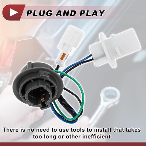 1 Pc Backup Reverse Light Socket Wiring for Kia for Optima 2014-2015 No.92452-4C500 Lamp Bulb Pigtail Connector Harness in Saudi Arabia