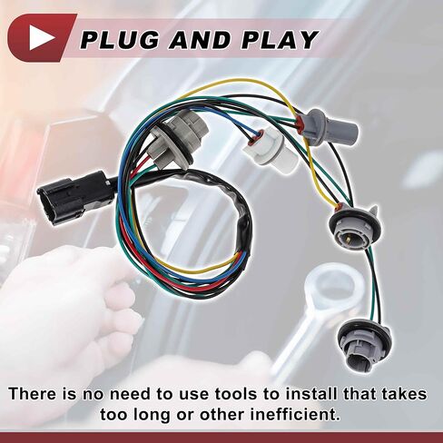 1 Pc Tail Socket Wiring for Kia Soul 2u Hatchback 4-Door 2.0L I4 2011-2013 No.924502K500 Lamp Bulb Pigtail Connector Harness in Saudi Arabia