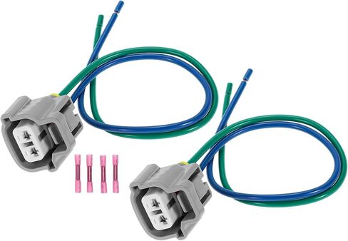 2 Set Turn Signal Light Socket Wiring for Toyota 4Runner 1996-2022 No.90980-11019 Lamp Bulb Pigtail Connector Harness 4 Pcs Heat Shrink Terminal in Saudi Arabia