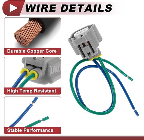 2 Set Turn Signal Light Socket Wiring for Toyota 4Runner 1996-2022 No.90980-11019 Lamp Bulb Pigtail Connector Harness 4 Pcs Heat Shrink Terminal in Saudi Arabia