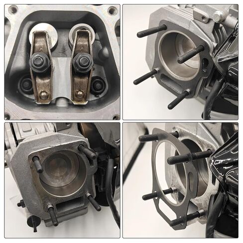 طقم مسامير رأس أسطوانة عالية الأداء لأجزاء أداء Predator 212 لهوندا GX200 GX160 من سبائك الصلب مع صواميل شفة سميكة عالية القوة لـ CT200U لـ Tillotson 196-225 in Kuwait