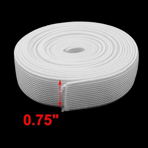 Polyester Tailoring Sewing Handcraft Clothes Cuff Elastic Band 2.73 Yards White in Saudi Arabia