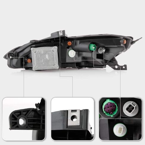 ACANII - For 2014-2018 Jeep Cherokee OE Style LED DRL Running Lights Parking Market Signal Lamps Assembly Passenger Side in Saudi Arabia