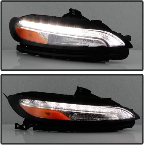 ACANII - For 2014-2018 Jeep Cherokee OE Style LED DRL Running Lights Parking Market Signal Lamps Assembly Passenger Side in Saudi Arabia