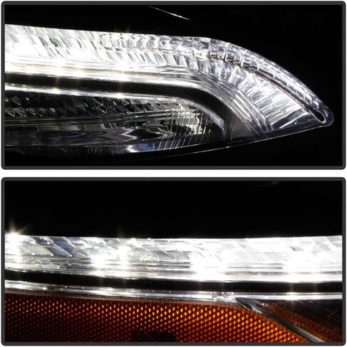 ACANII - For 2014-2018 Jeep Cherokee OE Style LED DRL Running Lights Parking Market Signal Lamps Assembly Passenger Side in Saudi Arabia