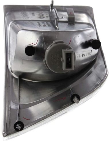 CarLights360 لفولفو S40 بدوره إشارة/مصباح إيقاف السيارة 2001 02 03 2004 جانب الركاب كروم غير أسود ث/لمبات ل VO2521109 in Kuwait