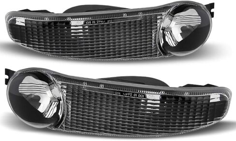 ACANII - For 2002-2006 GMC Sierra 1500 / Yukon Denali Model Black Housing Bumper Parking Lights Siganl Lamps Left+Right in Saudi Arabia