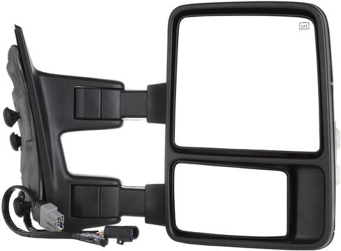 Aintier Tow Mirrors Pair suitable for 1999-2007 For Ford For F250/F350/F450/F550 Super Duty with Power Adjusted Heated Turn Signal Light Chrome HousingTowing Mirrors in Kuwait