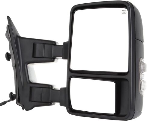 Aintier Tow Mirrors Pair suitable for 1999-2007 For Ford For F250/F350/F450/F550 Super Duty with Power Adjusted Heated Turn Signal Light Chrome HousingTowing Mirrors in Kuwait