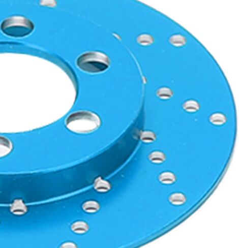 4pcs Aluminum Alloy RC Brake Disc Caliper Set for 2.2 Inch Wheel 1/10 RC Crawler Car (Blue) in Saudi Arabia