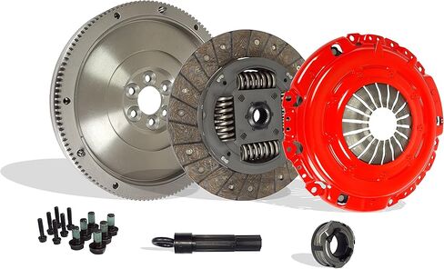 Clutch Kit Flywheel Compatible With Golf Jetta Base Classic Base Gls Gti Tdi Gl Soportline 1998-2006 1.8L l4 1.9L l4 DIESEL 1.8L l4 GAS SOHC Turbocharged (Stage 1; 17-059RSMFW) in Saudi Arabia