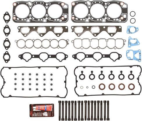 Evergreen HSHBIEV5017 Head Gasket Set Intake Exhaust Valves Compatible with 94-96 Mitsubishi Montero SR 3.5L 6G74 in Saudi Arabia