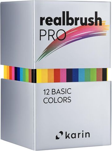 Karin Realbrush PRO Basic Colors - مجموعة مكونة من 12 فرشاة في علبة حصرية وقائية. in Saudi Arabia
