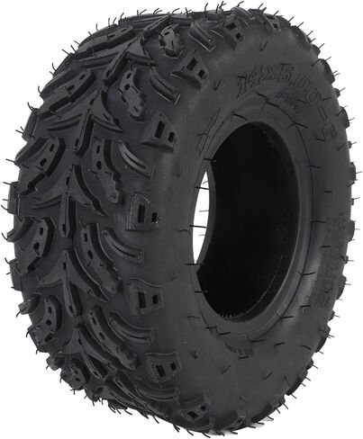 KIMISS 14x5.00-6 Tubeless Vacuum Tire for ATV, UTV & Cart, All Terrain Front Wheel with Rim, 6" Rubber Tire for Off Road Go Kart & Mini Bike in Saudi Arabia