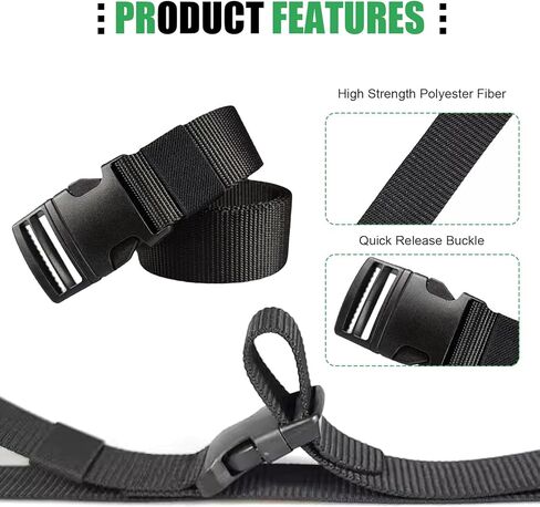 حزام ربط بطارية السيارة، 99 بوصة قابل للتعديل، مشبك تثبيت سريع للبطارية، أشرطة منسوجة من النايلون مع حلقة تسلق بلاستيكية، عالمية للسيارات وسيارات الدفع الرباعي والقوارب والأمتعة والرياضات الخارجية in Kuwait