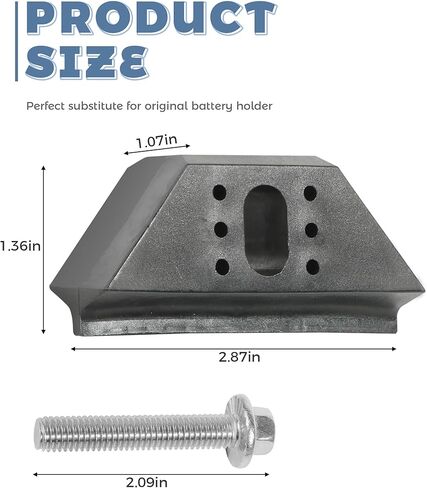 Battery Hold Down,Automotive Replacement,Base Clamp Car Battery Holder with 304 Stainless Steel Bolt Kit,Car Accessories,Suitable for Most Car Models,Replace OEM Part Number ‎‎‎‎14005061 in Kuwait