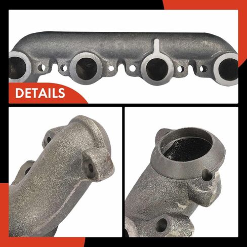 مشعب العادم الأيسر A-Premium مع مجموعة حشية متوافقة مع Ford F-250 F-350 F59 International Harvester 3400 3600 3700 3800 V8 7.3L Turbocharged in Saudi Arabia