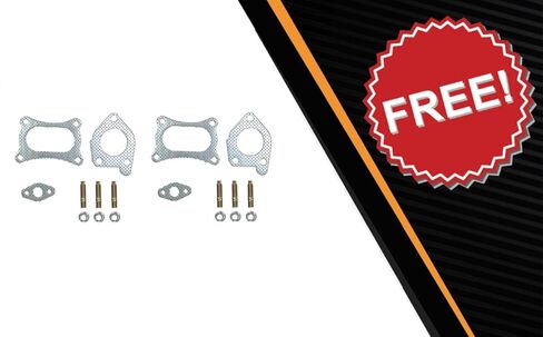 Exhaust Pair of Manifold Compatible for 2009-2022 Honda Pilot 3.5L | EPA-Approved | Stainless Steel | Northeastern Exhaust | Free Gaskets and Bolts & Nuts Included | Direct-Fit in Saudi Arabia