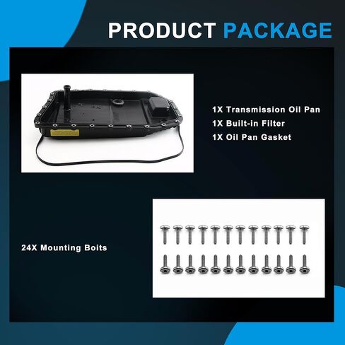 6HP19/21 Transmission Oil Pan(24152333907) – Compatible with BMW 128i 135i 323i 325i/xi 328i/xi 330i/xi 335i/xi 528i 525i 740i X1 X6 (E60 E71 E82 E83 E85 E88 E90 E53) in Saudi Arabia
