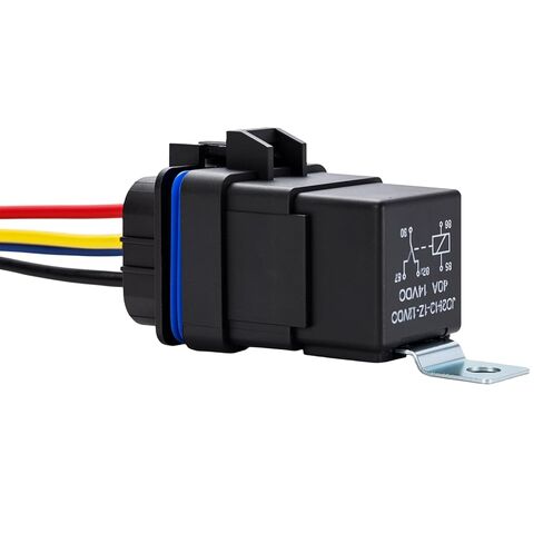 10 قطعة 12VDC 40Amp مقاوم للماء مرحل السيارة، 5 دبوس SPDT مع ضفيرة in Kuwait