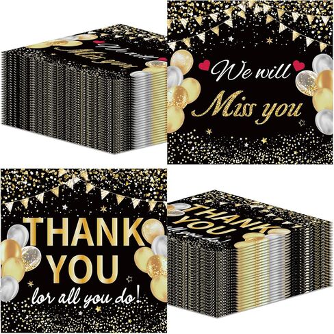 40Pcs We Will Miss You Party Napkins Black Gold Coworker Leaving, Farewell, Good Luck, Retirement Party Decorations, Goodbye, Rude That You're Leaving But Ok, Going Away, Moving Away Party Supplies in Saudi Arabia