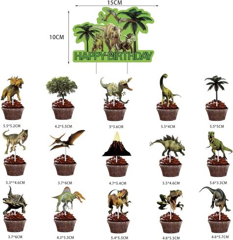 Dinosaur birthday party supplies decoraciones de estilo dinosaurio incluyen incluye platos de dinosaurio, , servilletas, pancartas, cubiertos, in Saudi Arabia