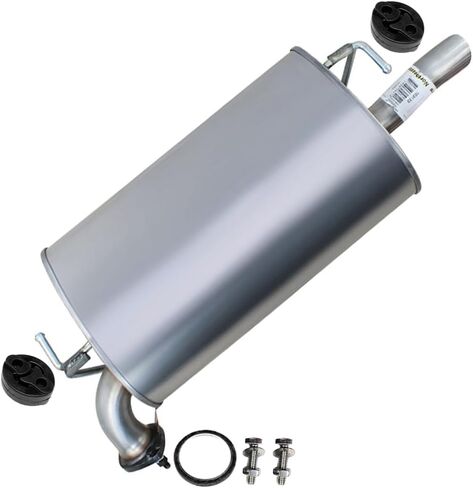 Exhaust Rear Muffler Compatible for 1997-2001 Toyota Camry 3.0L | Stainless Steel | Northeastern Exhaust Free Gasket, Hanger and Bolts, and Nuts Included in Saudi Arabia