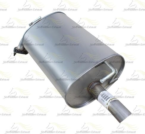 Exhaust Rear Muffler Compatible for 1997-2001 Toyota Camry 3.0L | Stainless Steel | Northeastern Exhaust Free Gasket, Hanger and Bolts, and Nuts Included in Saudi Arabia