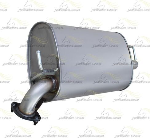 Exhaust Rear Muffler Compatible for 1997-2001 Toyota Camry 3.0L | Stainless Steel | Northeastern Exhaust Free Gasket, Hanger and Bolts, and Nuts Included in Saudi Arabia