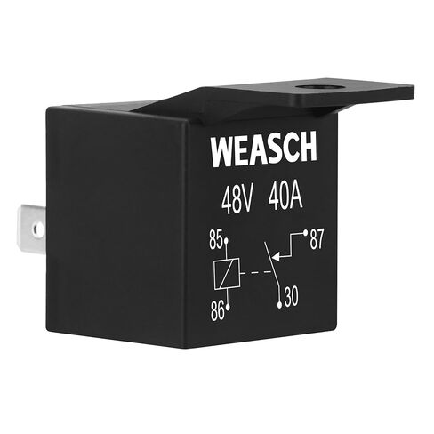 2 Pack Car Relay, 48V 40A, 4 Pin SPST, Automotive Switches and Starters, Waterproof Relay for Boat Tractor Truck Motorcycle (2) in Saudi Arabia