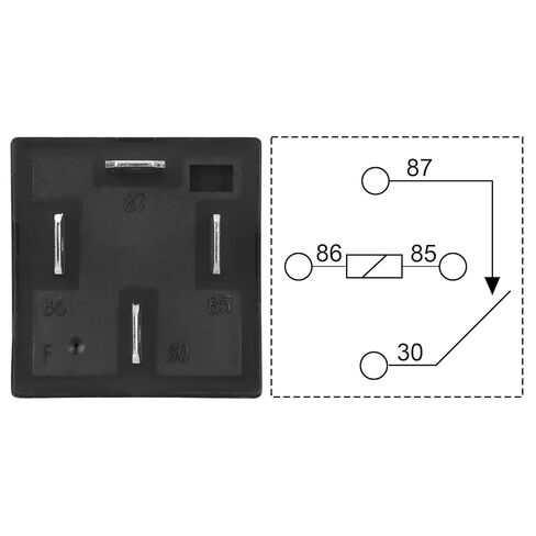 2 Pack Car Relay, 48V 40A, 4 Pin SPST, Automotive Switches and Starters, Waterproof Relay for Boat Tractor Truck Motorcycle (2) in Saudi Arabia