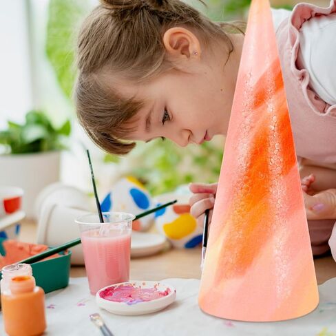Tofficu 2 Pack White Foam Cones 13.4 Inch Solid Craft Foam Cones for Kids Crafts DIY Christmas Trees Floral Centerpieces and Holiday Decorations in Saudi Arabia