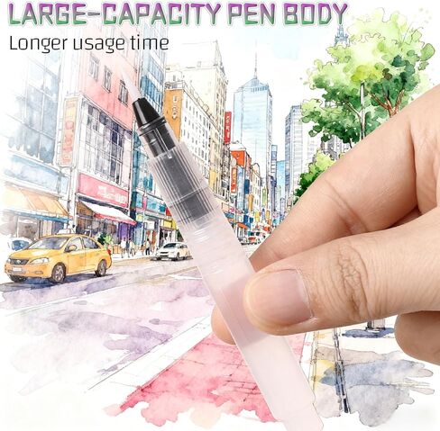 Breathly Watercolor Kit,Breathly Creative Stress Relief Kit Watercolor Painting Book,DIY 3-Fold Watercolors Pad,Relax and Adjust Your Mood for Beginners and Enthusiasts (A) in Saudi Arabia