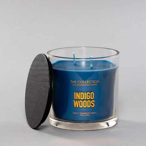 تشيزبيك باي كاندل - شمعة معطرة بفتيلين من ذا كوليكشن TA35215، تين الارز الازرق، ديكور منزلي in Kuwait