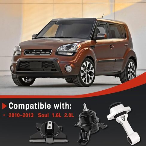 Engine Motor and Transmission Mount Kit Compatible with 2012 2013 2014 2015 2016 2017 Camry L4 2.5L 4-Piece Set A72004HY A62081 A4288 A62062 -K2681 in Kuwait