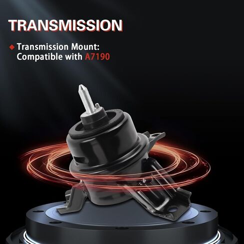 Engine Motor and Transmission Mount Kit Compatible with 2012 2013 2014 2015 2016 2017 Camry L4 2.5L 4-Piece Set A72004HY A62081 A4288 A62062 -K2681 in Kuwait