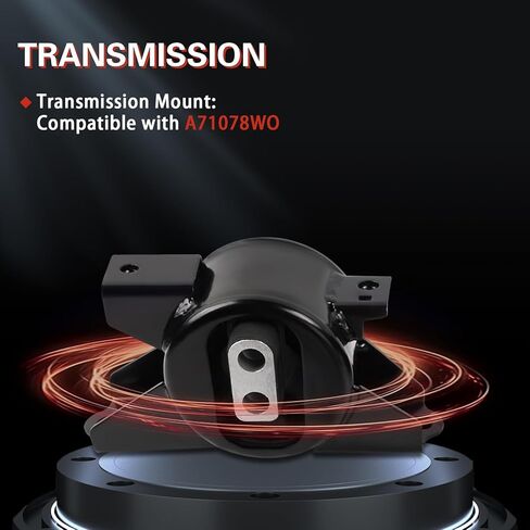 Engine Motor and Transmission Mount Kit Compatible with 2012 2013 2014 2015 2016 2017 Camry L4 2.5L 4-Piece Set A72004HY A62081 A4288 A62062 -K2681 in Kuwait