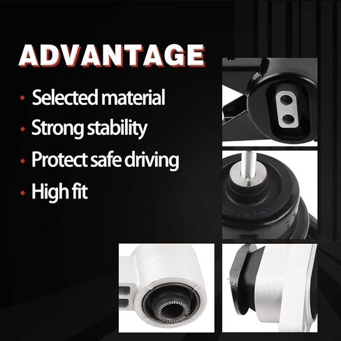 Engine Motor and Transmission Mount Kit Compatible with 2012 2013 2014 2015 2016 2017 Camry L4 2.5L 4-Piece Set A72004HY A62081 A4288 A62062 -K2681 in Kuwait