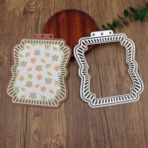 Rectangle Frame Folder Die Cuts for Card Making Binder Stamps Cutting Dies for DIY Paper Scrapbooking Crafts Embossing Decorations in Saudi Arabia