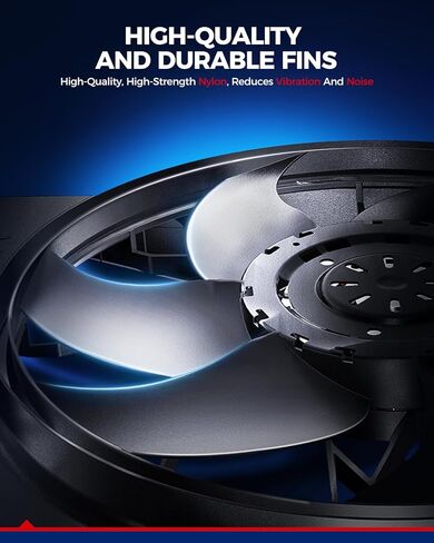 مروحة تبريد مشعاع المحرك KAX، متوافقة مع Jetta، Passat، Golf، Tigua n، GTI، A3، A3 Quattro، Beetle، CC، Rabbit، Eos، TT، TT Quattro، R32، استبدال # 620805، 1K0959455DH، 1K0959455DT in Kuwait