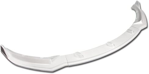 Q1-TECH, 5-Piece Front Bumper Lip + Side Skirt Rocker Winglet Canard Diffuser Wing Compatible with 2017 2018 2019 2020 2021 2022 2023 Tesla Model 3, Front Lip Spoiler Splitter ABS (Painted White) in Saudi Arabia