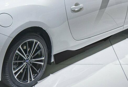 Q1-TECH، شفة مصد أمامي مكونة من 5 قطع + تنورة جانبية جناح ناشر كانارد متوافق مع موديلات Ford Focus ST Hatchback 2012-2014، مقسم جسم ذقن الهواء الأمامي (كربون مطلي) in Saudi Arabia