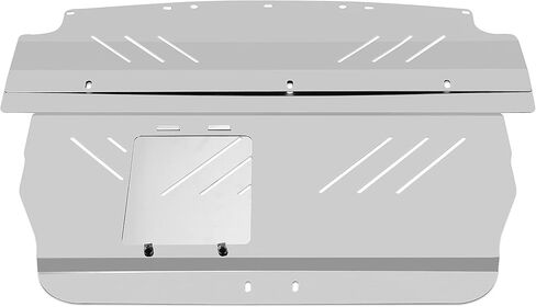 KUAFU Aluminum Under Tray Skid Plate Compatible with 2004 2005 2006 2007 Subaru WRX/STI Silver Engine Splash Shield in Saudi Arabia