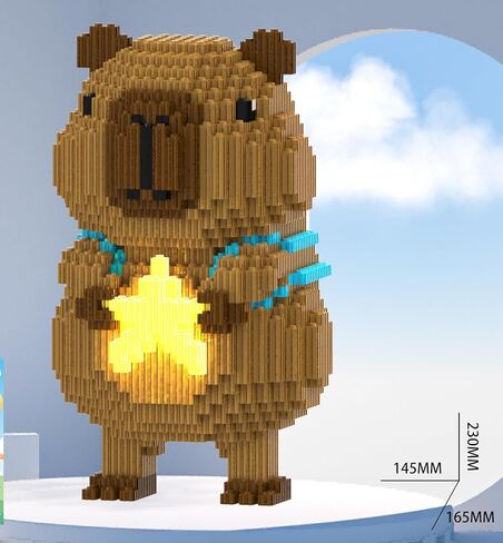 مجموعة مكعبات بناء كابيبارا (7390)، مكعبات صغيرة صغيرة، مناسبة للبالغين in Kuwait